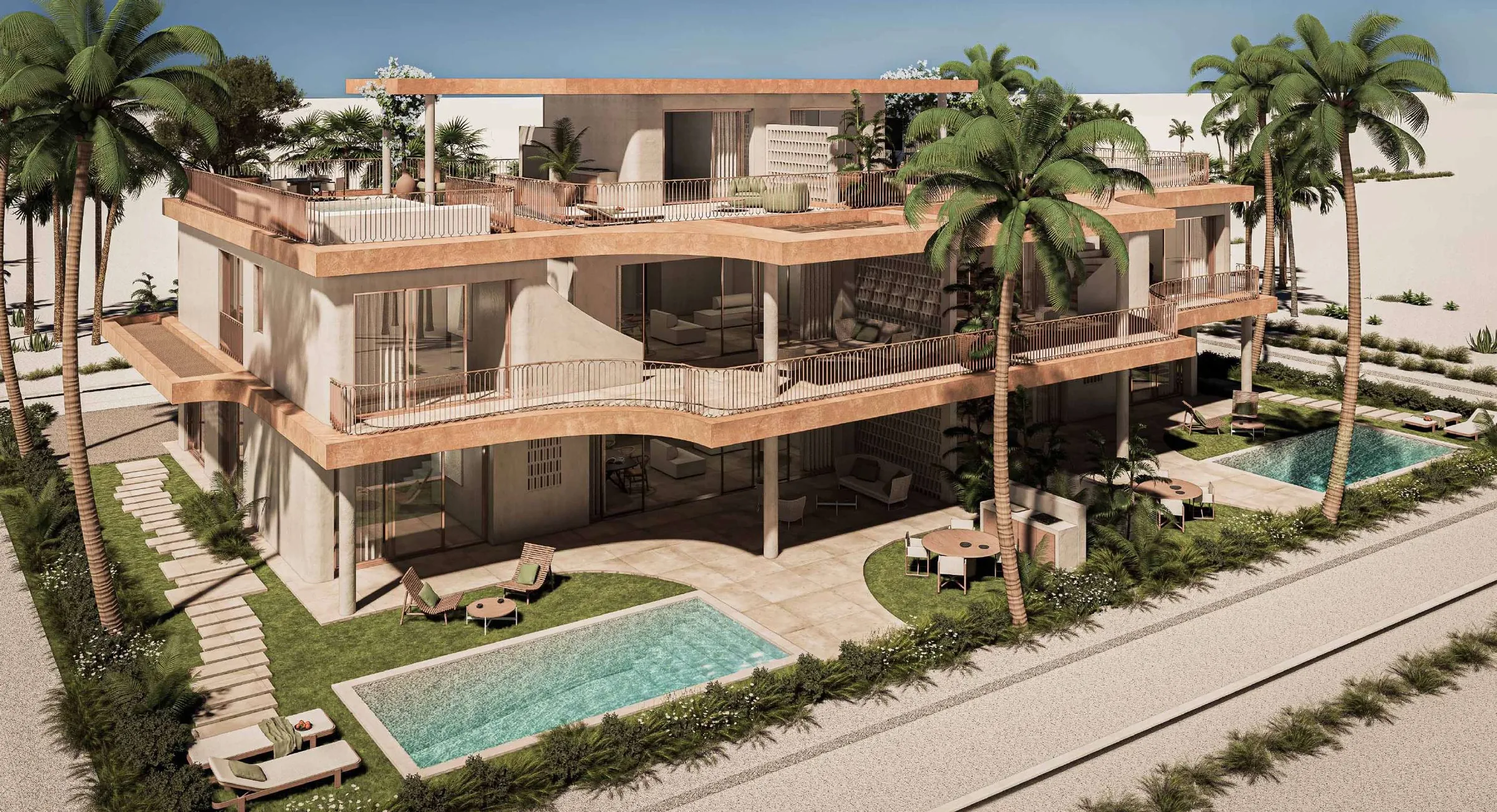 Chalet residences at Ramla
