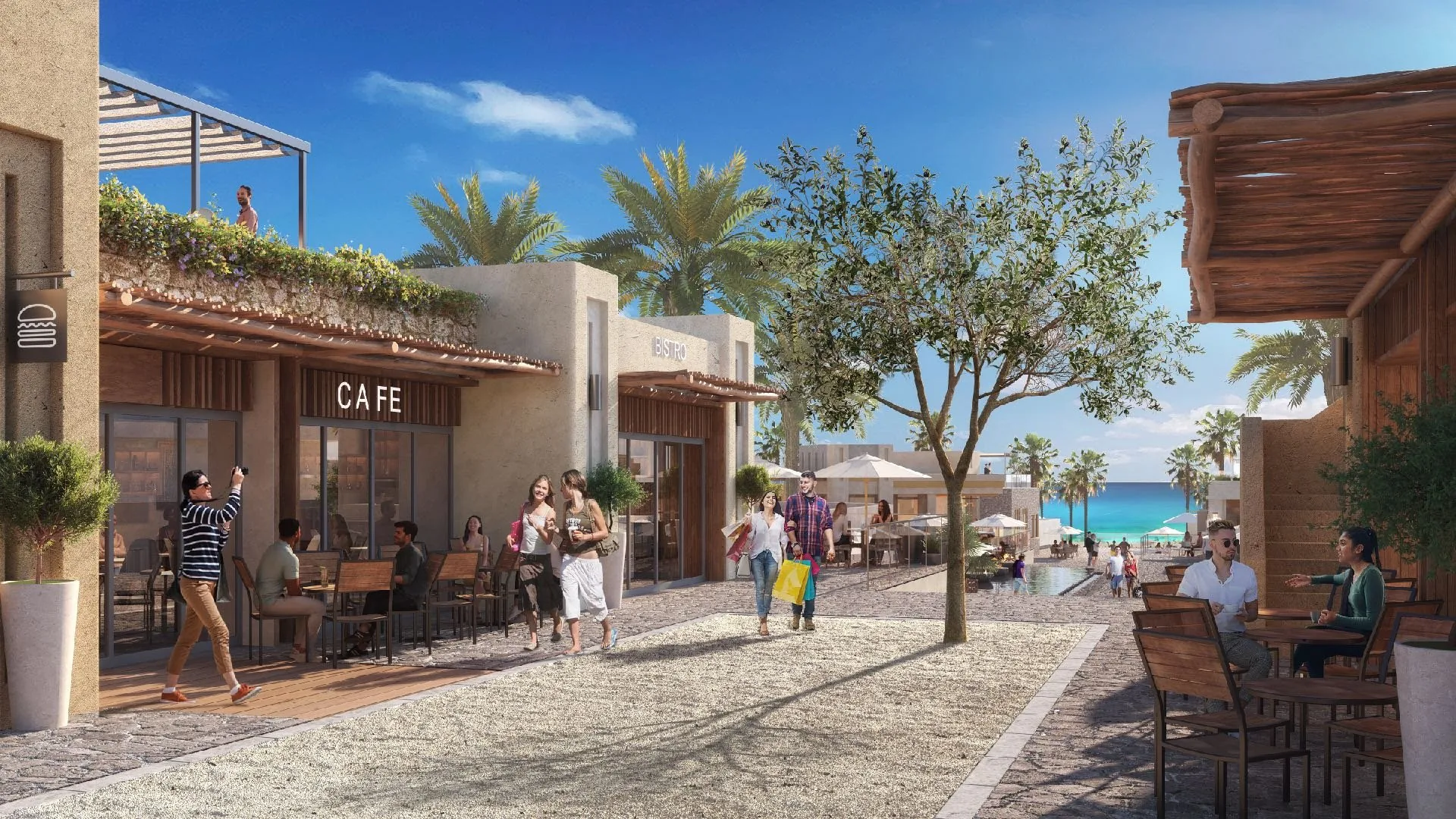 Lifestyle setting within a MARAKEZ coastal destination