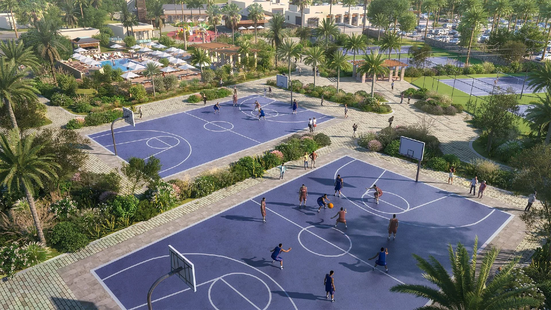 Sports Campus amenity experience at Ramla